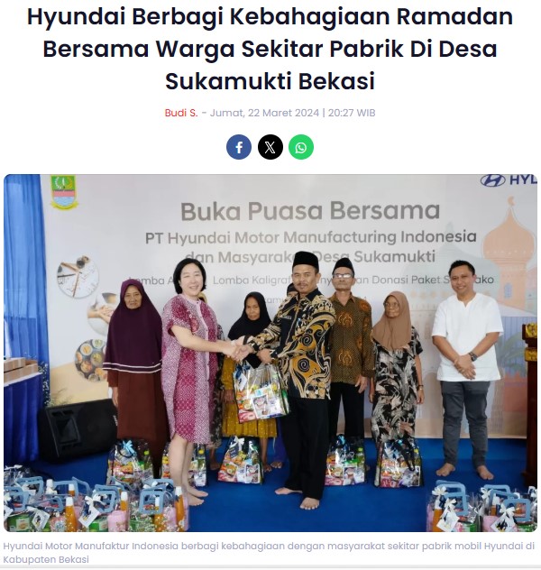 Festival Ramadhan Bantuan Sembako, Lomba dan Buka Bersama